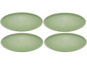 Koziol Speiseteller Connect 25.5 cm, 4 Stück, Grün