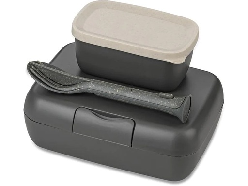 [90230535 1350414] Koziol Lunchbox Candy Set 4-teilig, Dunkelgrau/Grau