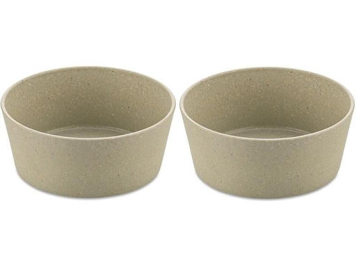 [90230555 1350423] Koziol Schale Connect 15.5 cm, 2 Stück, Sand/Gelb