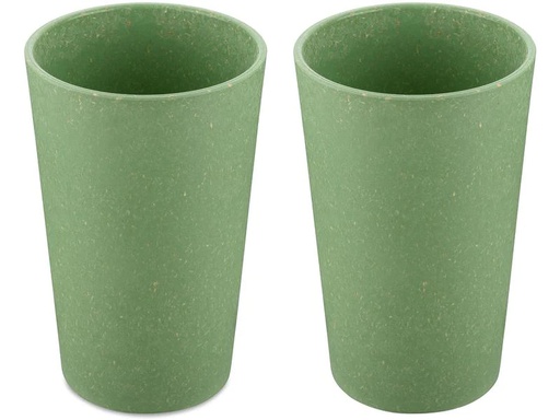 [90230593 1350315] Koziol Trinkbecher Connect L 350 ml, 2 Stück, Grün