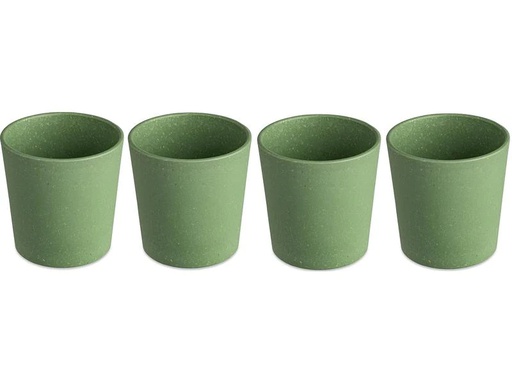 [90230617 1350310] Koziol Trinkbecher Connect S 190 ml, 4 Stück, Grün