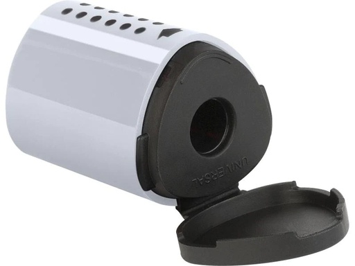 [90038582 924281] Faber-Castell Spitzer Grip 2001 Mini Manuell, Schwarz/Silber