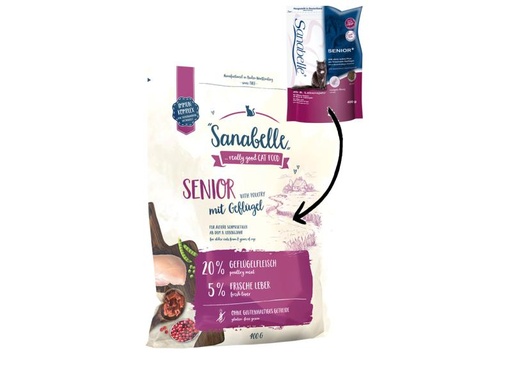 [90038713 562050] Sanabelle Trockenfutter Senior, 400 g