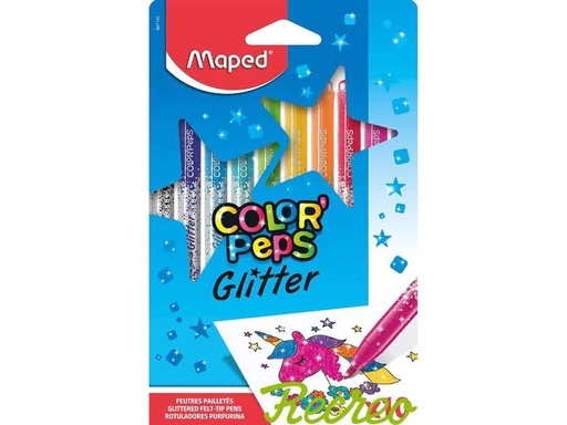 [90230708 1320486] maped Color Peps Glitzer, 10 Stück