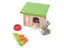 LE TOY VAN Puppenhausmöbel Hase und Meerschweinchenset
