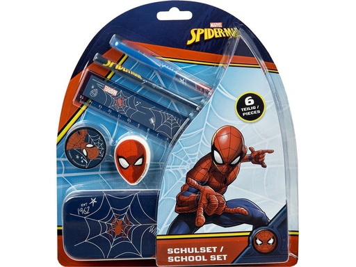 [90231701 1313249] Undercover Schreibset Marvel Spiderman 6-teilig