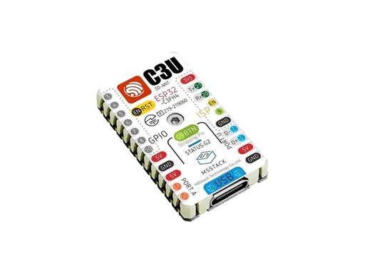 [90231744 1323647] M5Stack Entwicklerboard M5stamp C3U Mate mit Pin Headers