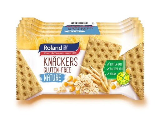 [90231836 1334960] Roland Snacks Knäckers Nature 4 x 35 g