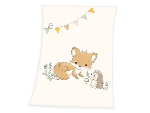 [90231902 1346110] Herding Kuscheldecke Waldfreunde 75 x 100 cm