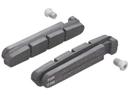 [90231951 1350580] Shimano Bremsgummis R55C4 Paar, mit Befestigungsschrauben