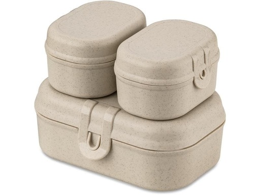 [90232182 1369464] Koziol Lunchbox Pascal Ready Mini Grau/Gelb