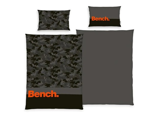 [90232218 1356809] Herding Bettwäschegarnitur Bench Camouflage Anthrazit