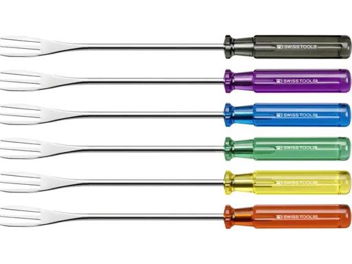 [90039044 329255] PB Swiss Tools Käsefonduegabel 6 Personen