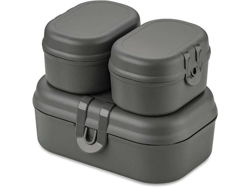 [90232332 1369465] Koziol Lunchbox Pascal Ready Mini Schwarz/Grau