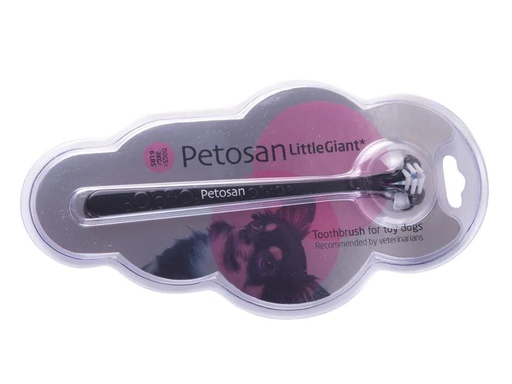 [90232364 1360667] Petosan Hunde-Zahnbürste LittleGiant für Hunde &amp; Katzen