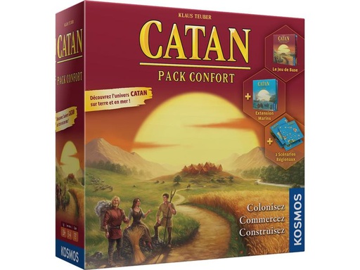 [90232463 1349380] Kosmos Familienspiel Catan Pack Confort