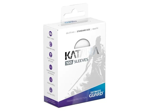 [90232749 1320007] Ultimate Guard Kartenhülle Katana Sleeves Standardgrösse Weiss 100