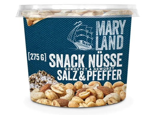 [90232802 1374209] Maryland Snack Nüsse Salz &amp; Pfeffer 275 g