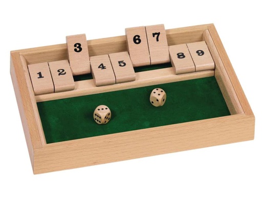 [90039218 657656] Goki Kinderspiel Shut the box