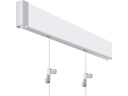 Franken Wandschiene 5 cm x 200 cm, Weiss