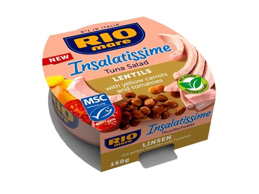 [90233026 1374447] RIO mare Insalatissime Linsen MSC 160 g