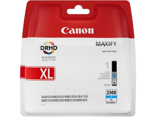 [90039280 325307] Canon Tinte PGI-2500XL / 9265B001 Cyan