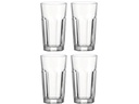 Leonardo Longdrinkglas XL, Rock 540 ml, 4 Stück, Transparent