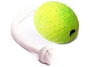 Wolters Hunde-Spielzeug Straussenei mit Seil, M