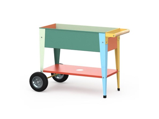 [90233273 1258279] Herstera Hochbeet Urban Garden Trolley Kids 75x35x65 cm, Vierfarbig