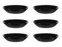 Arcoroc Suppen- & Pastateller Evolution Ø 20 cm, 6 Stück, Schwarz
