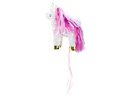 Partydeco Pinata Einhorn, 24.5 x 34 x 9 cm, Pink/Weiss, 1 Stück