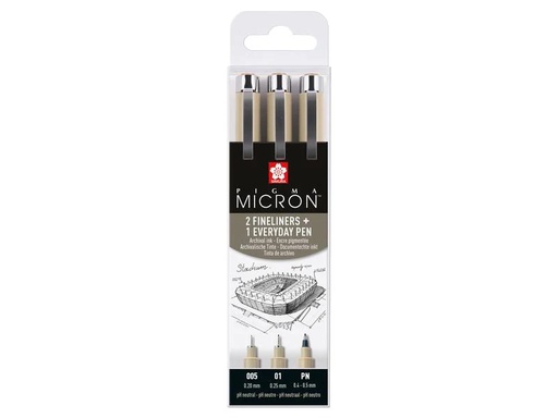 [90003918 1159975] Sakura Fineliner Pigma Micron Urban 3-teilig