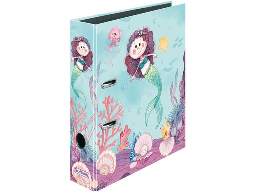 [90233377 1301823] Herlitz Ordner maX.file A4 8 cm, Meerjungfrau