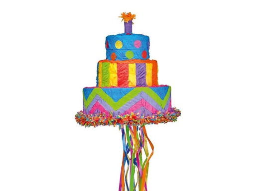 [90233560 1260783] Amscan Pinata Torte, Mehrfarbig