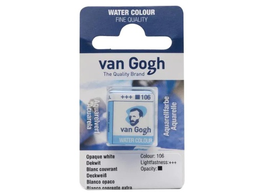 [90039452 1065555] Van Gogh Aquarellfarbe 106 Deckweiss, 1 Stück