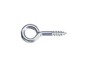 Krafter Ringschrauben, Stahl verzinkt 25 x12 mm, 6 Stück