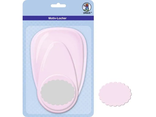 [90039608 809218] URSUS Motivstanzer Jumbo 7.6 cm, Oval