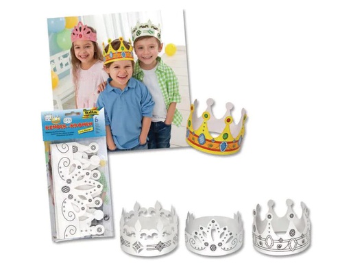 [90039648 523502] Folia Bastelset Kinderkronen Set