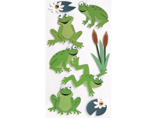 [90039654 797961] Heyda Motivsticker Mix  Frösche 2