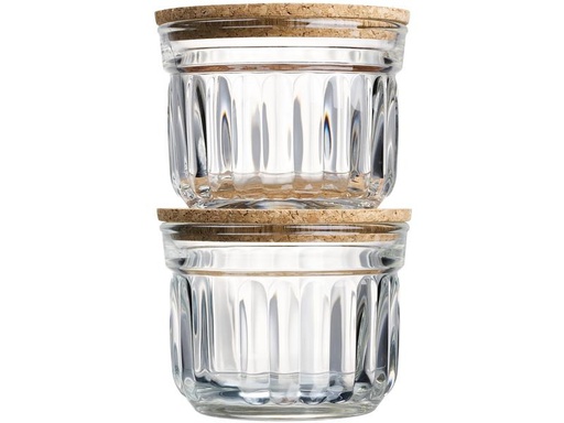 [90234500 1378225] La Rochère Vorratsglas Delice 2 Stück, 0.29 l, Transparent