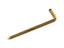 Krafter Stalithaken Stahl, Gelb 2 x 20 mm, 10 Stück