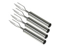 Nouvel Kartoffelgabel Inox 4 Stück, Silber