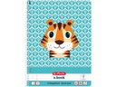 Herlitz Schreibblock Cute Tiger A4 80 Blatt liniert
