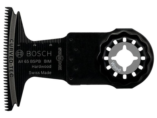 [90234767 1338775] Bosch Professional BIM Tauchsägeblatt AII 65 BSPB Hart Holz, 40 x 65 mm