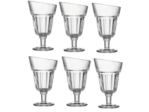 [90234778 1378240] La Rochère Dessert-Schale Charlotte 6 Stück, Transparent