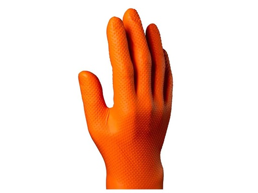 [90234875 1362886] IGNITE Einweghandschuh Max Grip Nitril, XXL, Orange, 100 Paar