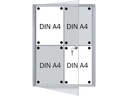 Franken Schaukasten X-tra!Line 4 x A4
