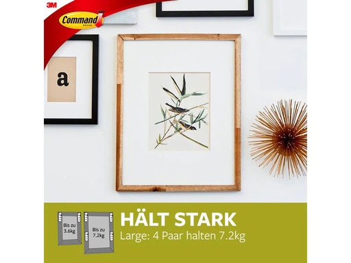 [90235001 1373831] Command Montagekleber S+M 18 Set 1.8 / 5.4 kg weiss, 18 Set