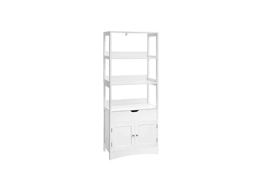 [90235429 1375239] VASAGLE Regal mir 3 Fächern 60 x 154 cm, Weiss