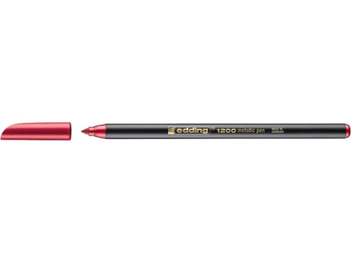 [90039920 966607] edding Fasermaler 1200 Rot metallic